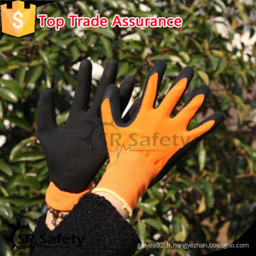 SRSAFETY Gants moins cher en mousse EN388 13 gauge latex jardin gants de travail mousse en latex gant revêtu de latex